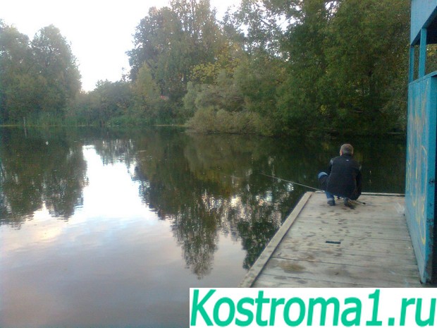 Озеро в Нерехте, Костромская область